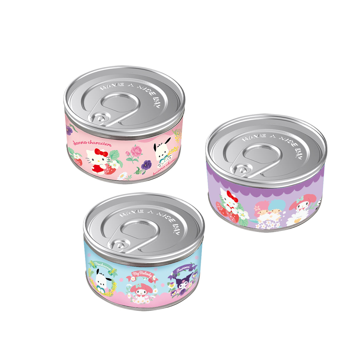 sanrioわくわくお菓子缶